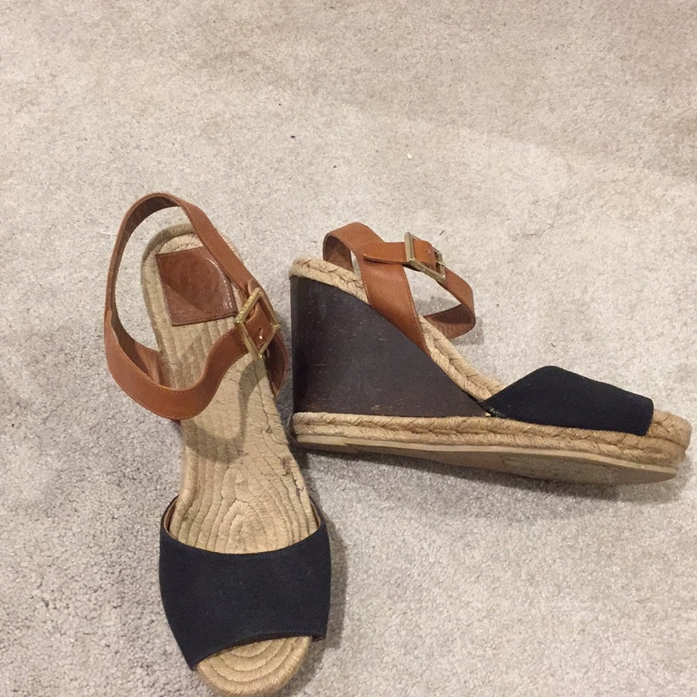 Tory Burch espadrille wedge sandals